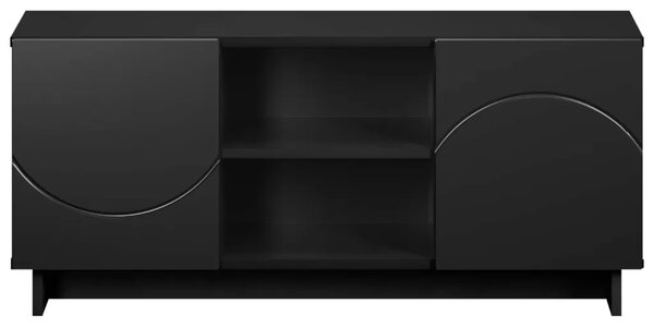 TV stalak 90 x 34 5 x 40 cm Crna Konstruirano drvo - Crna 90 x 34 5 x 40 cm