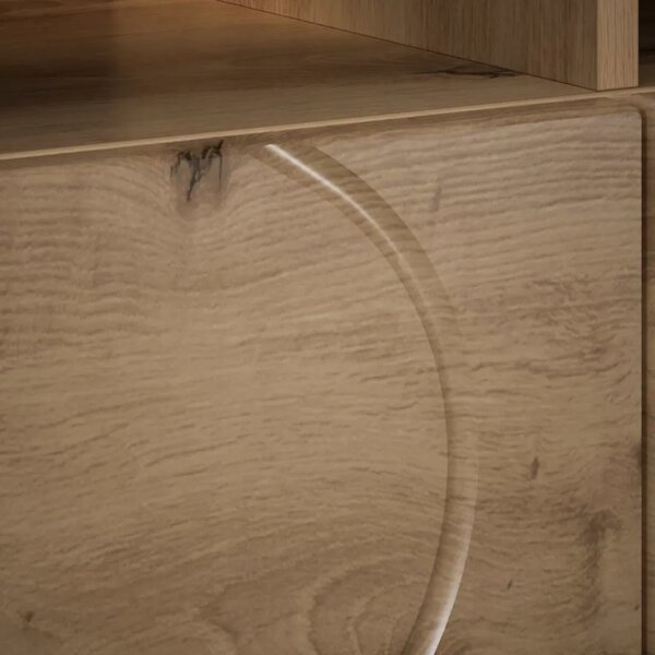 TV stalak 90 x 34.5 x 40 cm Hrast artisan Konstruirano drvo - Hrast artisan 90 x 34.5 x 40 cm