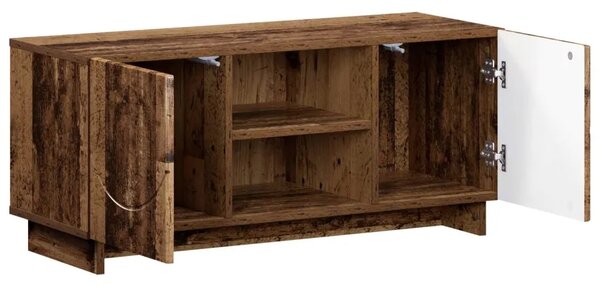 TV stalak 90 x 34 5 x 40 cm Staro drvo Konstruirano drvo - Staro drvo 90 x 34 5 x 40 cm