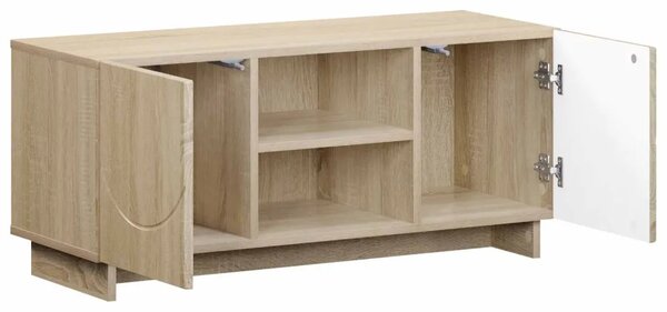 TV stalak 90 x 34 5 x 40 cm Hrast sonoma Konstruirano drvo - Hrast sonoma 90 x 34 5 x 40 cm