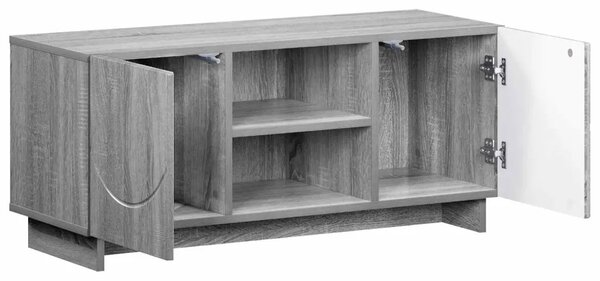TV stalak 90 x 34 5 x 40 cm Siva Sonoma Konstruirano drvo - Siva Sonoma 90 x 34 5 x 40 cm