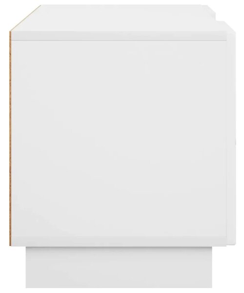 TV stalak 90 x 34 5 x 40 cm Bijela Konstruirano drvo - Bijela 90 x 34 5 x 40 cm