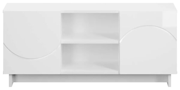 TV stalak 90 x 34.5 x 40 cm Bijela visokog sjaja - Bijela visokog sjaja 90 x 34.5 x 40 cm