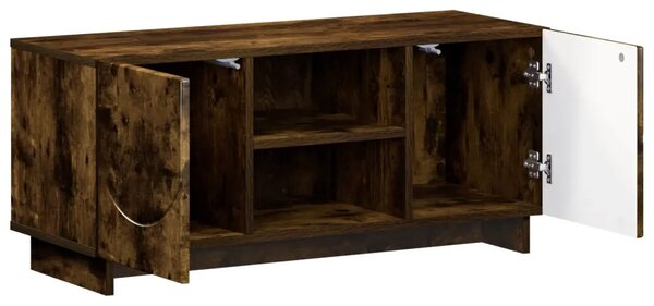 TV stalak 90 x 34.5 x 40 cm Dimljeni hrast Konstruirano drvo - Dimljeni hrast 90 x 34.5 x 40 cm
