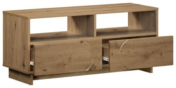 TV stalak 90 x 34.5 x 40 cm Hrast artisan Konstruirano drvo - Hrast artisan 90 x 34.5 x 40 cm