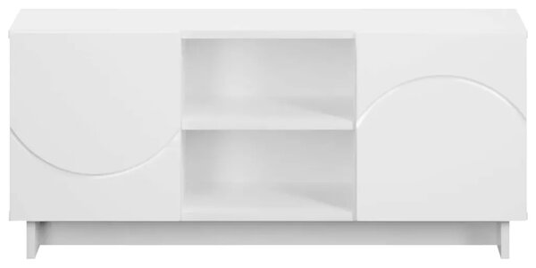 TV stalak 90 x 34 5 x 40 cm Bijela Konstruirano drvo - Bijela 90 x 34 5 x 40 cm