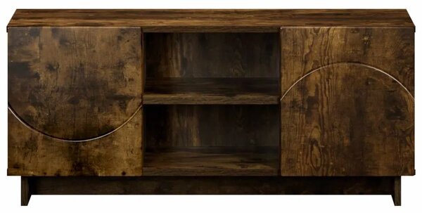 TV stalak 90 x 34.5 x 40 cm Dimljeni hrast Konstruirano drvo - Dimljeni hrast 90 x 34.5 x 40 cm