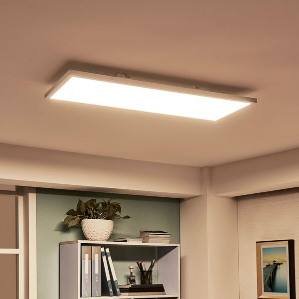 Arcchio LED panel Philia, CCT, 80 cm x 29,5 cm, prigušiva, Bijela, Dnevni boravak/blagovaonica, Plastika