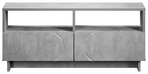 TV stalak 90 x 34.5 x 40 cm Betonska siva Konstruirano drvo - Betonska siva 90 x 34.5 x 40 cm