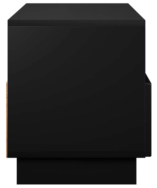 TV stalak 90 x 34 5 x 40 cm Crna Konstruirano drvo - Crna 90 x 34 5 x 40 cm