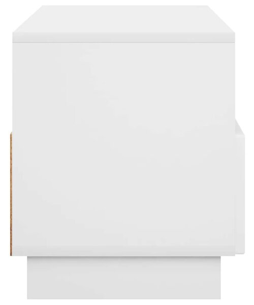TV stalak 90 x 34.5 x 40 cm Bijela visokog sjaja - Bijela visokog sjaja 90 x 34.5 x 40 cm