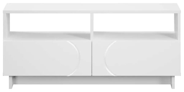 TV stalak 90 x 34.5 x 40 cm Bijela Konstruirano drvo - Bijela 90 x 34.5 x 40 cm