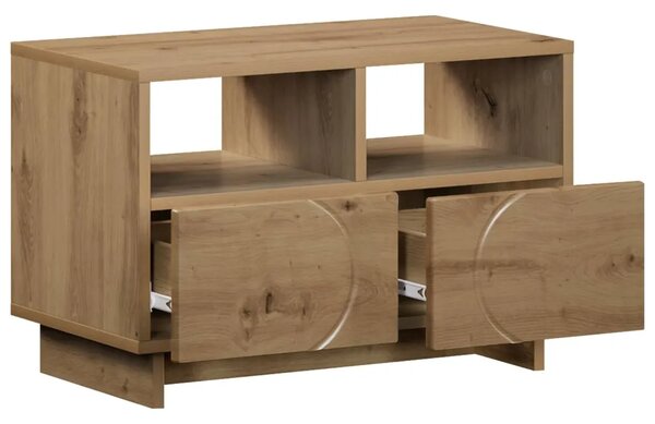 TV stalak 60 x 34.5 x 40 cm Hrast artisan Konstruirano drvo - Hrast artisan 60 x 34.5 x 40 cm