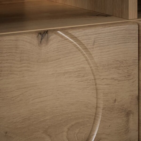 TV stalak 60 x 34.5 x 40 cm Hrast artisan Konstruirano drvo - Hrast artisan 60 x 34.5 x 40 cm