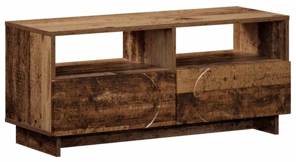 TV stalak 90 x 34.5 x 40 cm Staro drvo Konstruirano drvo - Staro drvo 90 x 34.5 x 40 cm