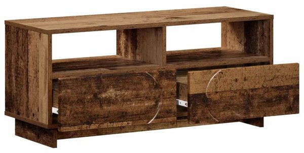 TV stalak 90 x 34.5 x 40 cm Staro drvo Konstruirano drvo - Staro drvo 90 x 34.5 x 40 cm