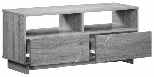 TV stalak 90 x 34.5 x 40 cm Siva Sonoma Konstruirano drvo - Siva Sonoma 90 x 34.5 x 40 cm
