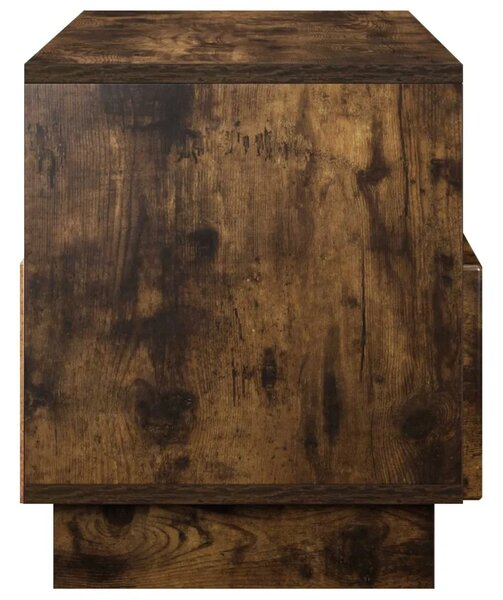 TV stalak 90 x 34 5 x 40 cm Dimljeni hrast Konstruirano drvo - Dimljeni hrast 90 x 34 5 x 40 cm