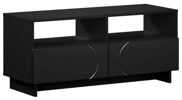 TV stalak 90 x 34 5 x 40 cm Crna Konstruirano drvo - Crna 90 x 34 5 x 40 cm