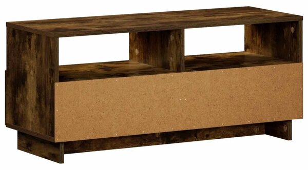 TV stalak 90 x 34 5 x 40 cm Dimljeni hrast Konstruirano drvo - Dimljeni hrast 90 x 34 5 x 40 cm