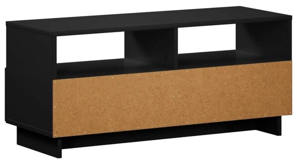 TV stalak 90 x 34 5 x 40 cm Crna Konstruirano drvo - Crna 90 x 34 5 x 40 cm