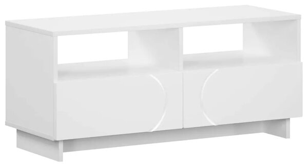 TV stalak 90 x 34.5 x 40 cm Bijela Konstruirano drvo - Bijela 90 x 34.5 x 40 cm