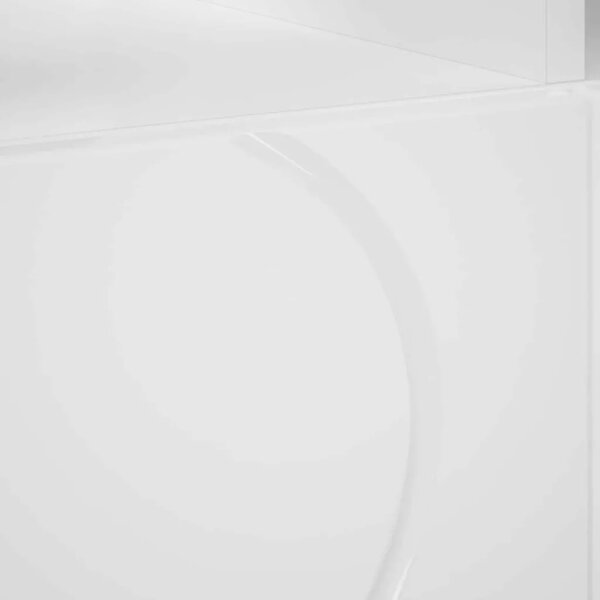 TV stalak 90 x 34.5 x 40 cm Bijela Konstruirano drvo - Bijela 90 x 34.5 x 40 cm