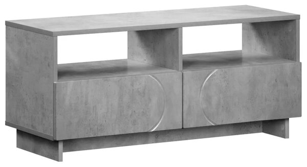 TV stalak 90 x 34.5 x 40 cm Betonska siva Konstruirano drvo - Betonska siva 90 x 34.5 x 40 cm