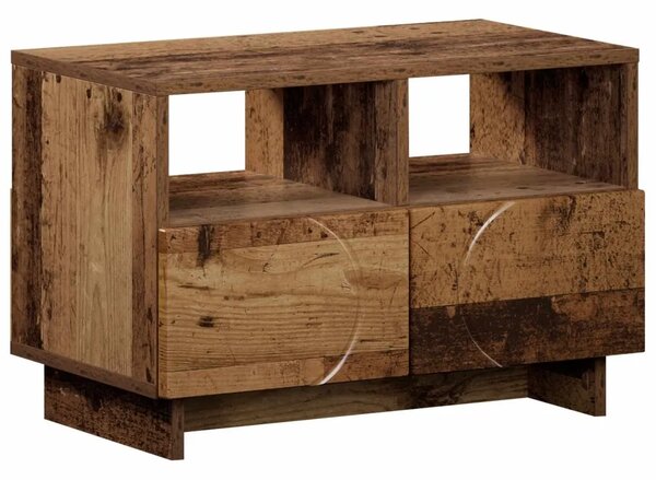 TV stalak 60 x 34 5 x 40 cm Staro drvo Konstruirano drvo - Staro drvo 60 x 34 5 x 40 cm