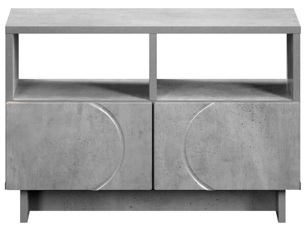 TV stalak 60 x 34.5 x 40 cm Betonska siva Konstruirano drvo - Betonska siva 60 x 34.5 x 40 cm