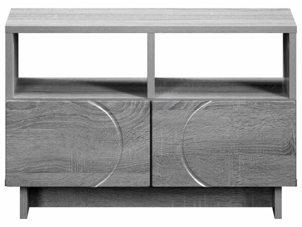 TV stalak 60 x 34 5 x 40 cm Siva Sonoma Konstruirano drvo - Siva Sonoma 60 x 34 5 x 40 cm