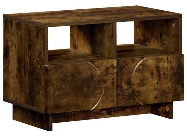 TV stalak 60 x 34.5 x 40 cm Dimljeni hrast Konstruirano drvo - Dimljeni hrast 60 x 34.5 x 40 cm