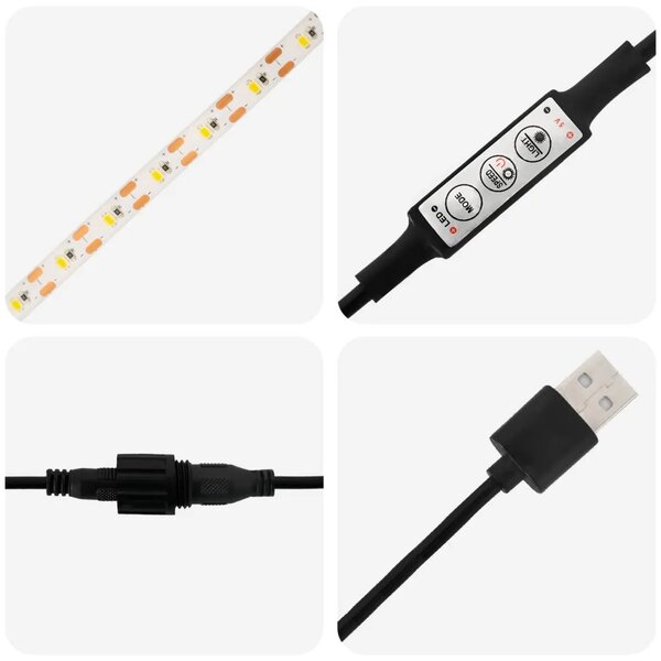Vrtna posuda za sadnju s LED svjetlom Srebrna 30 x 30 x 30 cm - Nehrđajući čelik 30 x 30 x 30 cm 1