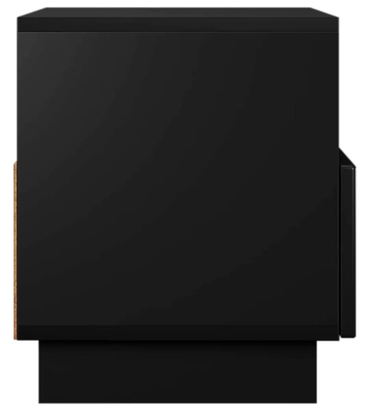 TV stalak 60 x 34.5 x 40 cm Crna Konstruirano drvo - Crna 60 x 34.5 x 40 cm