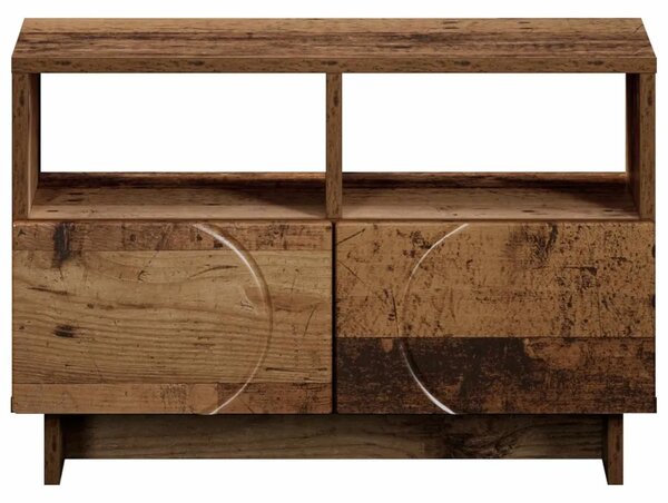 TV stalak 60 x 34 5 x 40 cm Staro drvo Konstruirano drvo - Staro drvo 60 x 34 5 x 40 cm