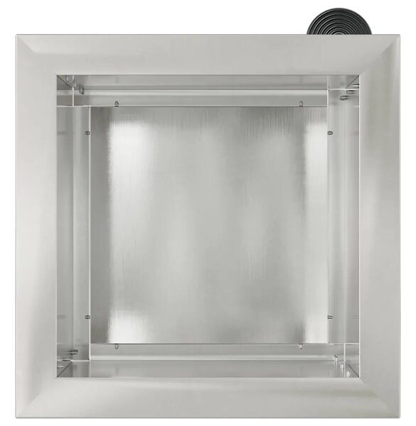 Vrtna posuda za sadnju s LED svjetlom Srebrna 30 x 30 x 30 cm - Nehrđajući čelik 30 x 30 x 30 cm 1