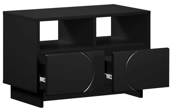 TV stalak 60 x 34.5 x 40 cm Crna Konstruirano drvo - Crna 60 x 34.5 x 40 cm