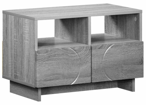 TV stalak 60 x 34 5 x 40 cm Siva Sonoma Konstruirano drvo - Siva Sonoma 60 x 34 5 x 40 cm