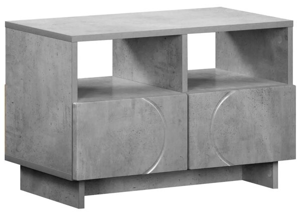 TV stalak 60 x 34.5 x 40 cm Betonska siva Konstruirano drvo - Betonska siva 60 x 34.5 x 40 cm