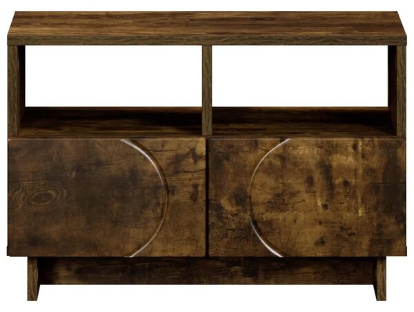 TV stalak 60 x 34.5 x 40 cm Dimljeni hrast Konstruirano drvo - Dimljeni hrast 60 x 34.5 x 40 cm