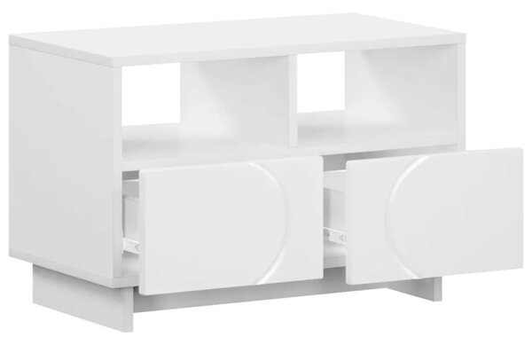TV stalak 60 x 34.5 x 40 cm Bijela Konstruirano drvo - Bijela 60 x 34.5 x 40 cm