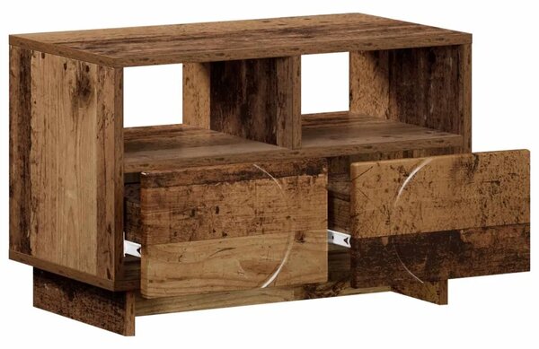 TV stalak 60 x 34 5 x 40 cm Staro drvo Konstruirano drvo - Staro drvo 60 x 34 5 x 40 cm