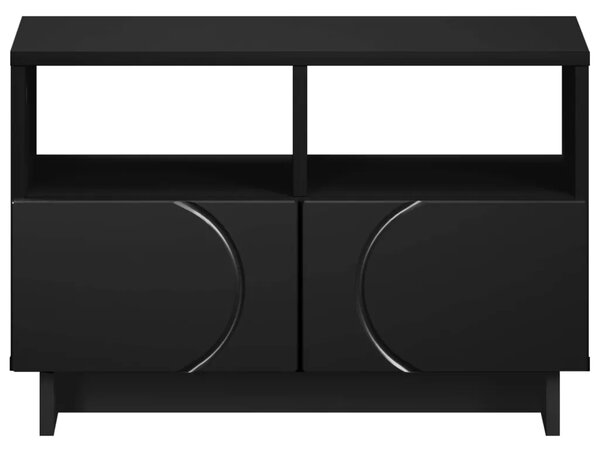 TV stalak 60 x 34.5 x 40 cm Crna Konstruirano drvo - Crna 60 x 34.5 x 40 cm