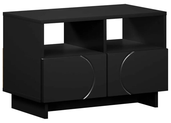 TV stalak 60 x 34.5 x 40 cm Crna Konstruirano drvo - Crna 60 x 34.5 x 40 cm
