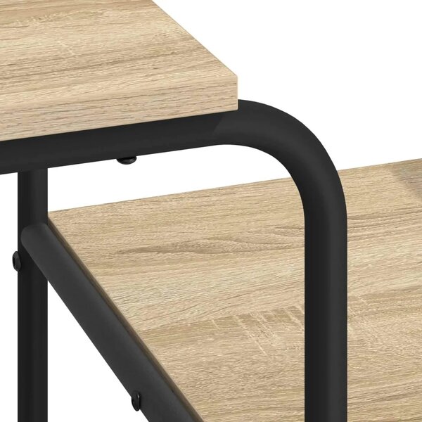 Stol s pohranom Hrast sonoma 131.5 x 50 x 75.5 cm - Hrast sonoma