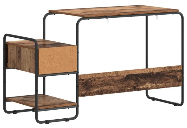 Stol s pohranom Staro drvo 131.5 x 50 x 75.5 cm - Staro drvo