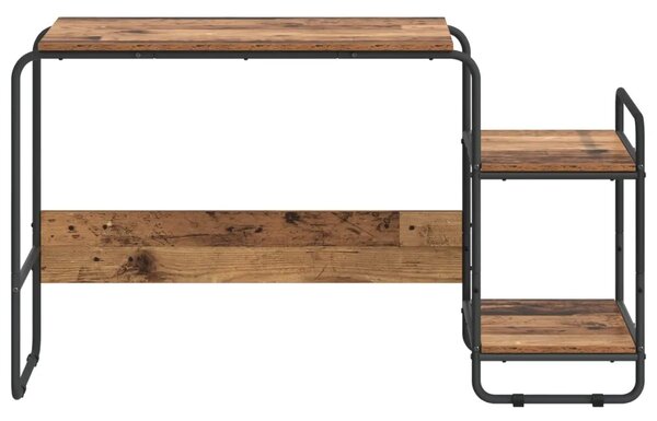 Stol s pohranom Staro drvo 131.5 x 50 x 75.5 cm - Staro drvo