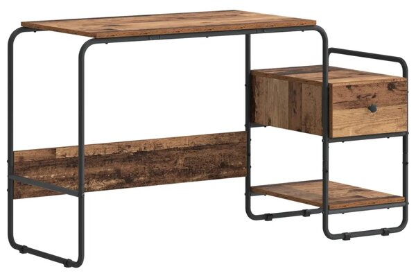 Stol s pohranom Staro drvo 131.5 x 50 x 75.5 cm - Staro drvo