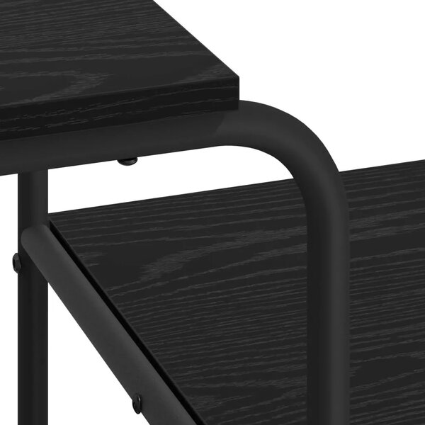 Stol s pohranom Crni hrast 131.5 x 50 x 75.5 cm - Crni hrast