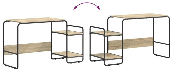 Stol s pohranom Hrast sonoma 131.5 x 50 x 75.5 cm - Hrast sonoma